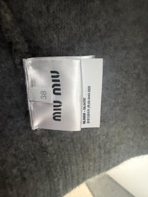 Miu Miu Grey Cashmere Blend Cardigan 5