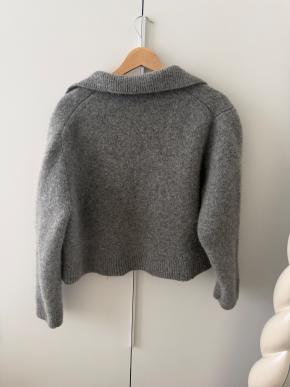Miu Miu Grey Cashmere Blend Cardigan 3