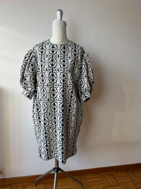 MaxMara Puff Sleeve Mini Dress 2