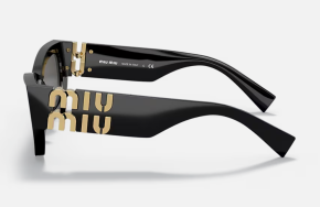 Black Logo Sunglasses 3