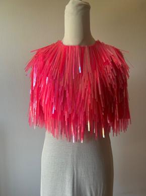 MaxMara Pink Sequin Top 3