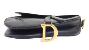 Dior Black Leather Saddle Bag 9