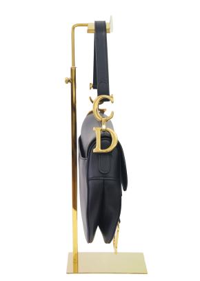 Dior Black Leather Saddle Bag 12