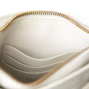Dior White Supple Cannage Calfskin Caro Every Dior Pouch 5