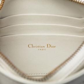 Dior White Supple Cannage Calfskin Caro Every Dior Pouch 6