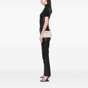 Dior White Supple Cannage Calfskin Caro Every Dior Pouch 7