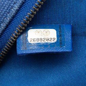 Chanel Blue Medium Canvas La Pausa Zip O Case Clutch 6