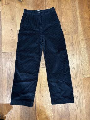 Miu Miu Navy Velvet Trousers 3