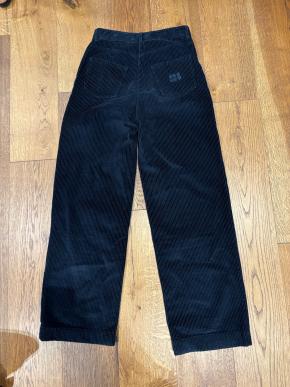 Miu Miu Navy Velvet Trousers 9