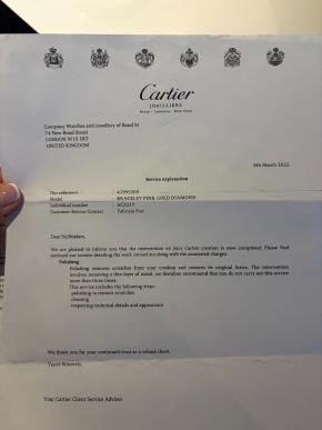 Cartier Full Pave Set Diamond Rose Gold Love Bracelet 17 with box and receipt 6