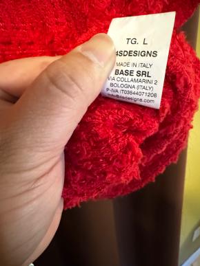 4S Designs Red Boucle And Chambray Shirt 6