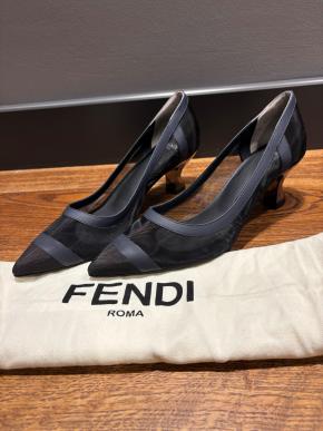 Fendi Mesh Heeled Pumps 6