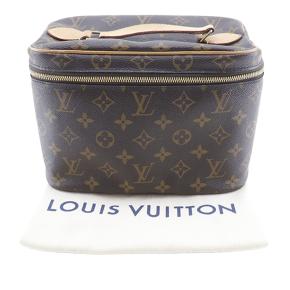 Louis Vuitton Coated Canvas Monogram Nice BB Vanity Case 18