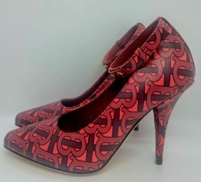 Burberry TB Ankle Strap Pumps 6