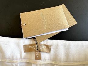 Michael Kors White Crepe Cropped Trousers 4