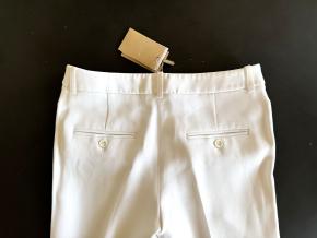 Michael Kors White Crepe Cropped Trousers 14