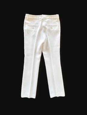 Michael Kors White Crepe Cropped Trousers 3