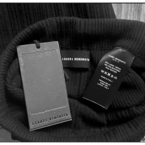 Isabel Benenato Black Stretch Midi Skirt 2