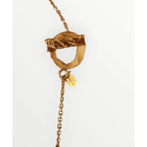 Valentino Floral Motif Metal Necklace 6