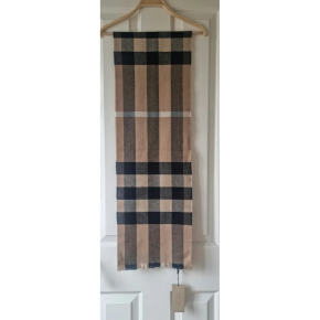 Burberry Cashmere Blend Check Scarf 2
