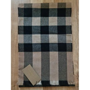 Burberry Cashmere Blend Check Scarf 6
