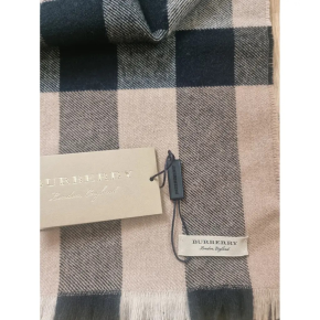 Burberry Cashmere Blend Check Scarf 3