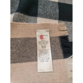 Burberry Cashmere Blend Check Scarf 4