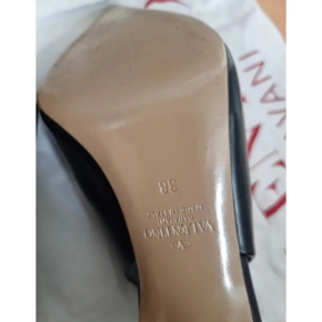 Valentino Black Slingback Heeled Sandals 12