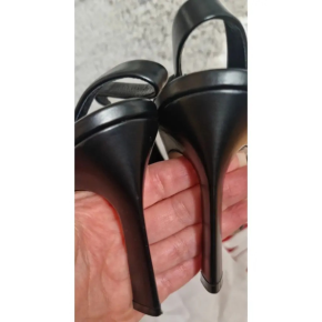 Valentino Black Slingback Heeled Sandals 10