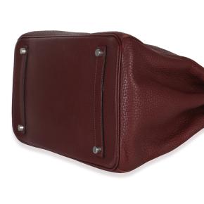 Hermès Rouge H Fjord Birkin 35 PHW 7