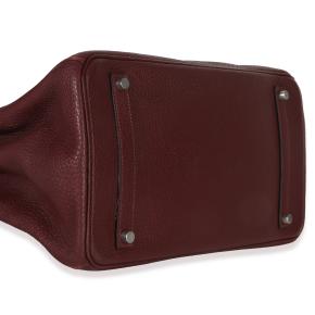 Hermès Rouge H Fjord Birkin 35 PHW 6