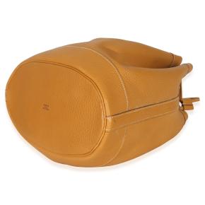 Hermès Sable Togo Market Bucket Tote 7