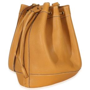 Hermès Sable Togo Market Bucket Tote 3