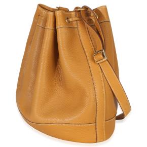 Hermès Sable Togo Market Bucket Tote 4