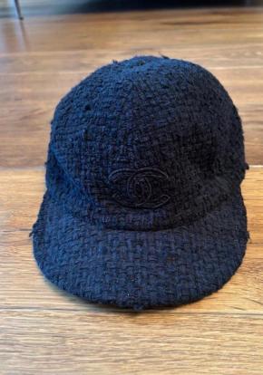 Chanel Blue Tweed Cap 7