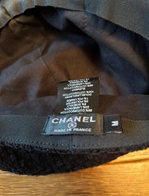 Chanel Blue Tweed Cap 3