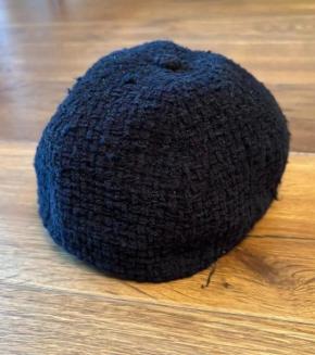 Chanel Blue Tweed Cap 6