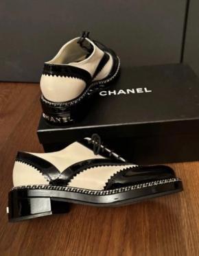 Chanel Leather Brogues 2