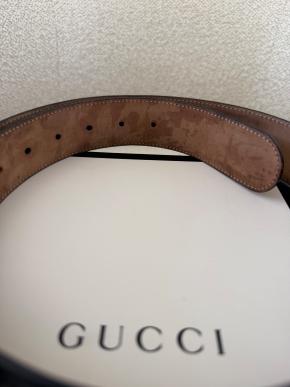 Gucci Black Leather Belt 7