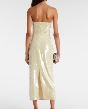 Roland Mouret Sequined Strapless Corset Dress 3