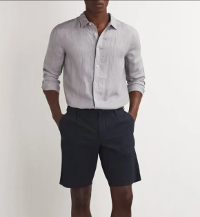 Paige  Linen Blend Striped Shirt 2