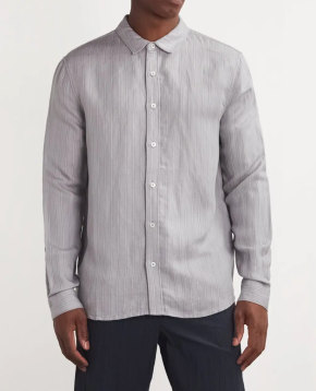 Paige  Linen Blend Striped Shirt 3