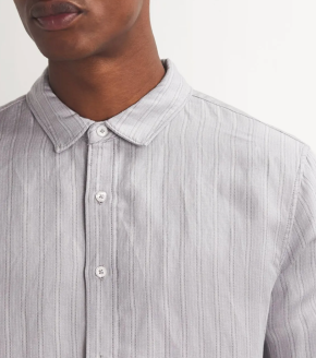 Paige  Linen Blend Striped Shirt 5