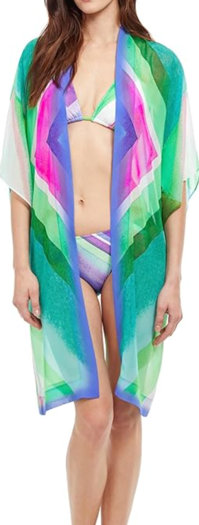 Gottex Diagonal Dreams Open Kimono Swimwear Cover Up 3
