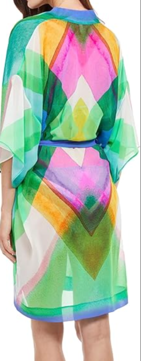 Gottex Diagonal Dreams Open Kimono Swimwear Cover Up 2