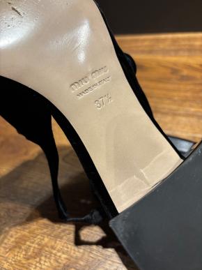 Miu Miu Black Slingback Pumps 6