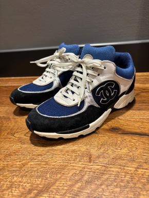Chanel Blue CC Trainers 2
