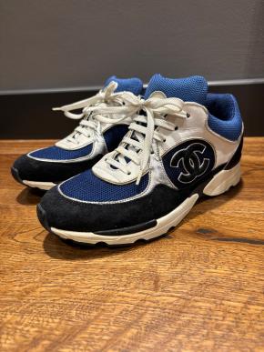 Chanel Blue CC Trainers 9