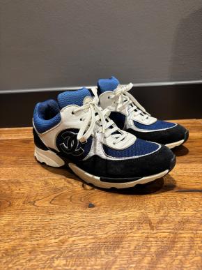 Chanel Blue CC Trainers 3