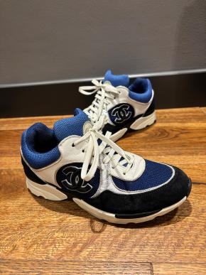 Chanel Blue CC Trainers 11